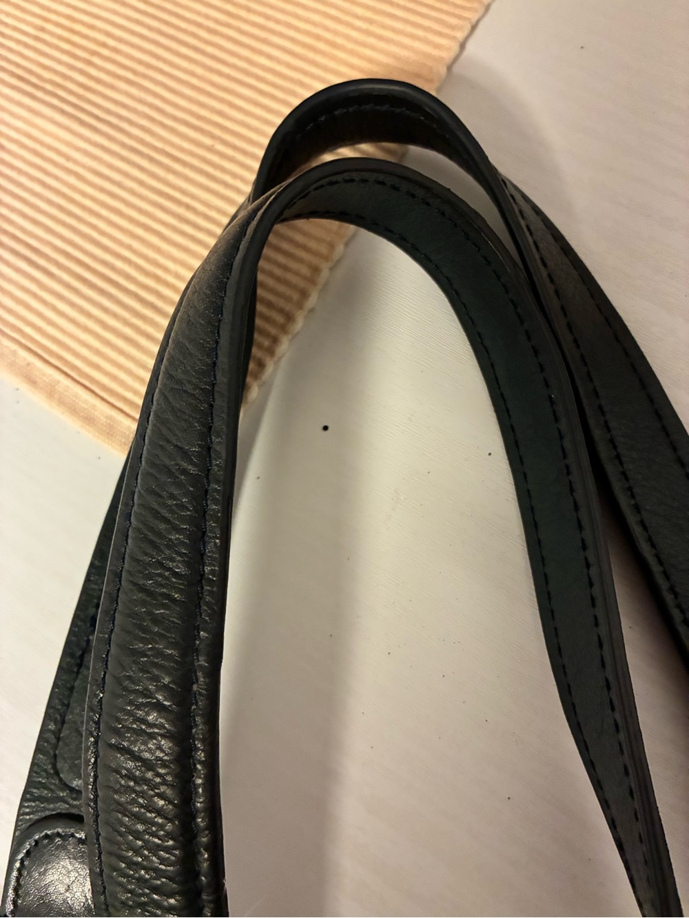 Vintage Juicy Couture Brown Suede Shoulder Bag with Pink Logo and  Blue Trim - Picture 4 of 9